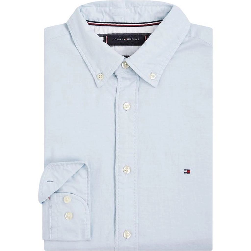 Tommy Hilfiger Core 1985 Long Sleeve Oxford Shirt - Blue